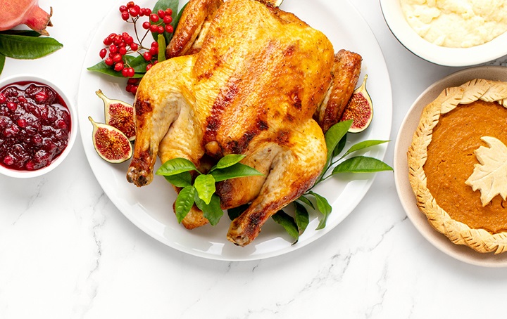 Thanksgiving turkey dinner