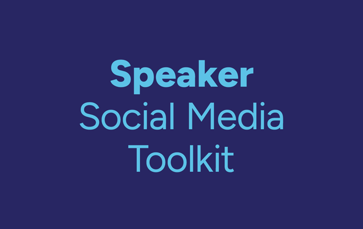 Speaker Social Media Toolkit