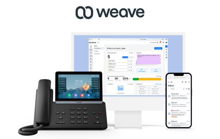 Weave on phone, table, mobile