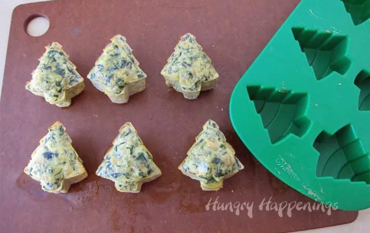 MouthHealthy Holiday Nutrition Christmas tree frittata