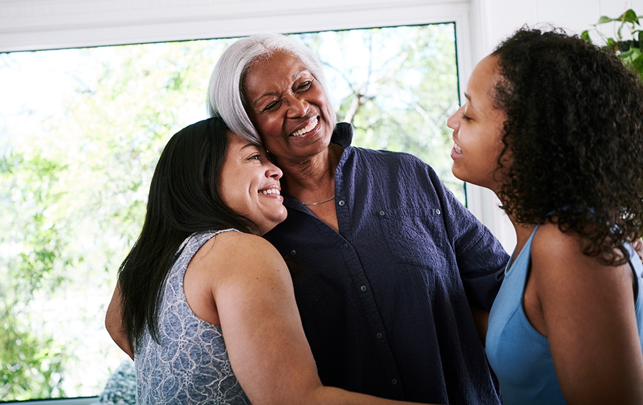 MouthHealthy Three generations of women interested in female hormones and dental heath