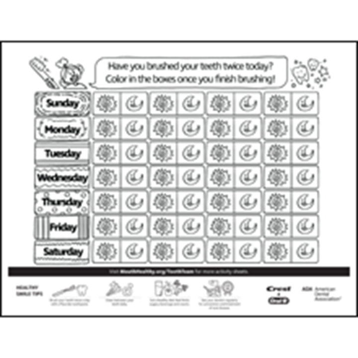 Picture of NCDHM 2018 Brushing Calendar in English