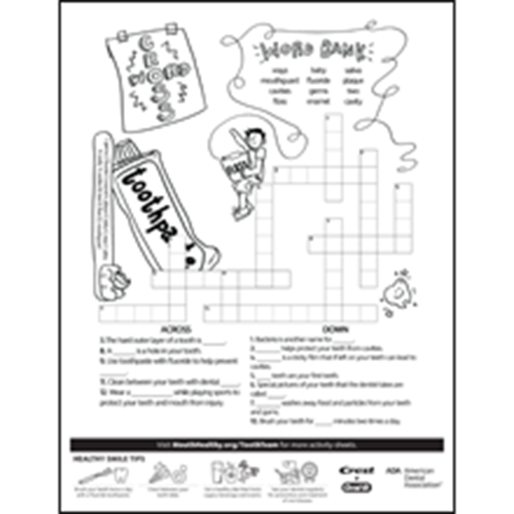 Picture of NCDHM 2018 Crossword in English.