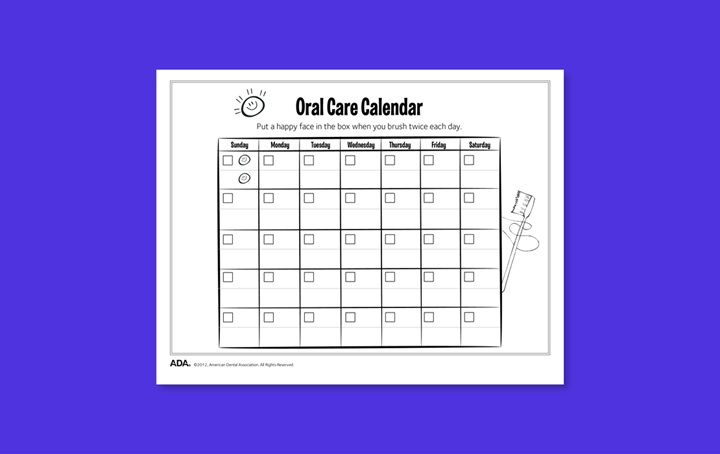 Drawing of calendar