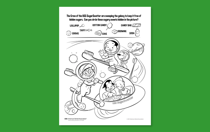 Sugar Wars Hidden Sweets Worksheet