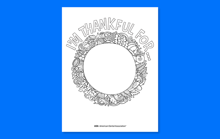 Thankful Coloring Sheet