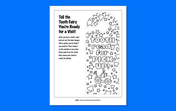 ADA Tooth Fairy Door Sign 2