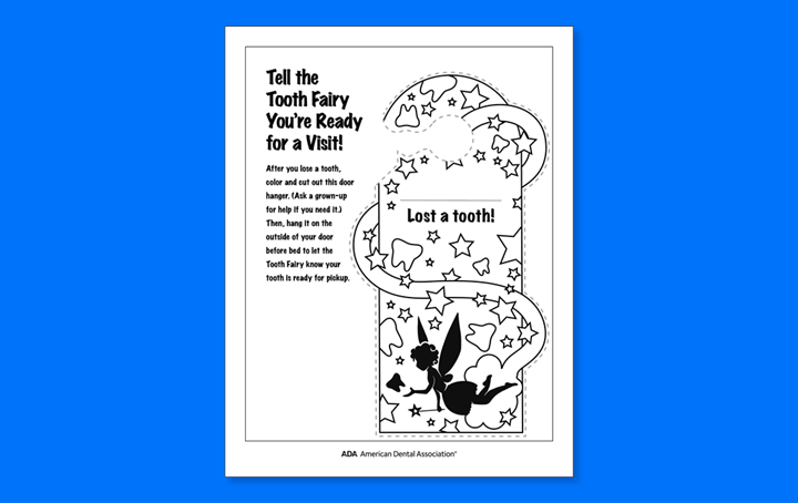 ADA Tooth Fairy Door Sign 3