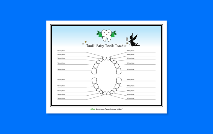 ADA Tooth Fairy Teeth Tracker