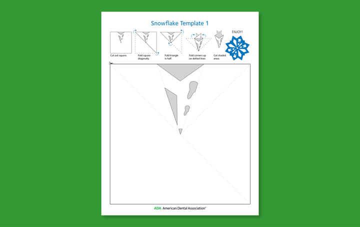Image of snowflake activity sheet