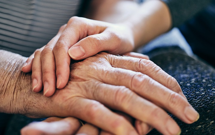 MouthHealthy Caregiver hands