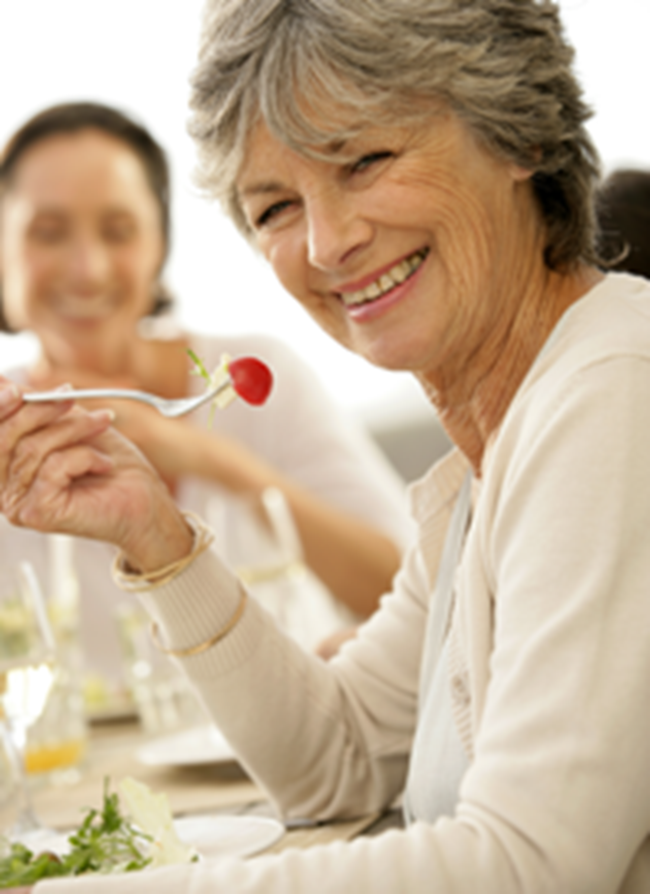Image of woman eating healthy