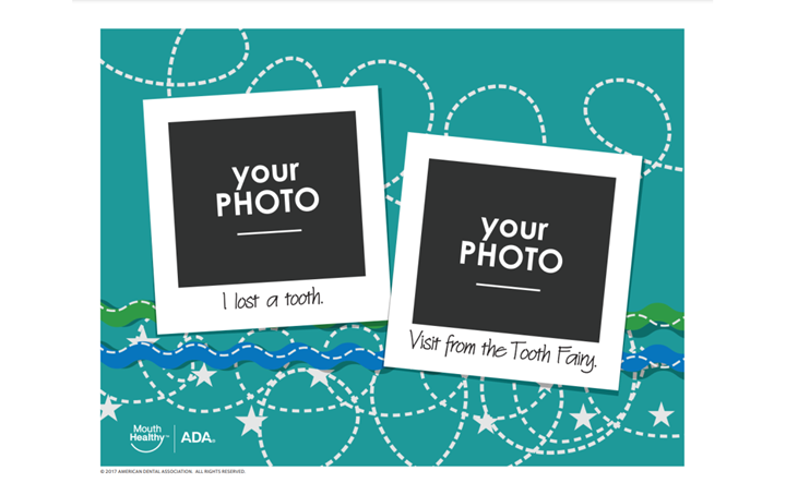 Image of Toothfairy Photo Scrapbook Template