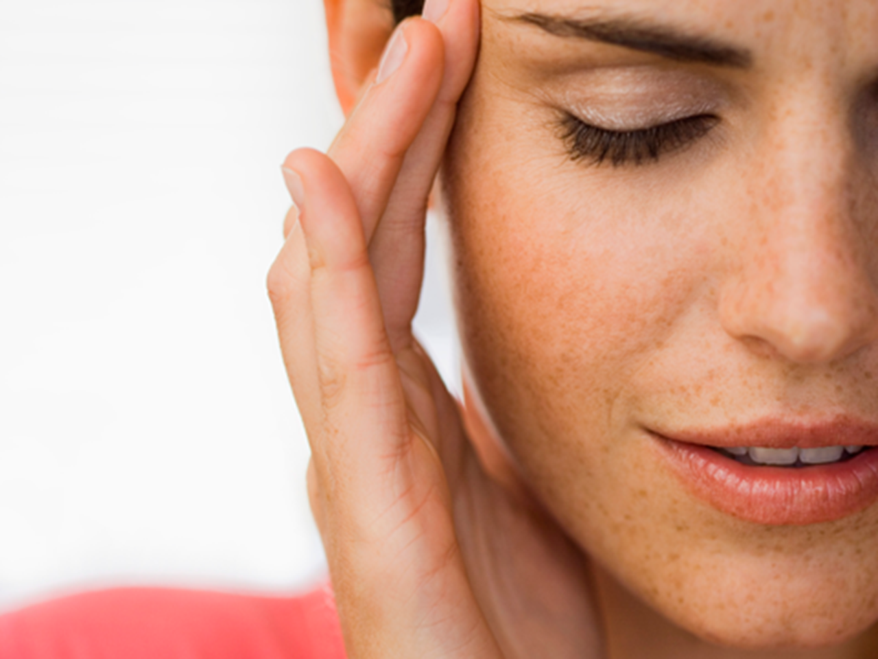Photo of young woman depicting jaw pain