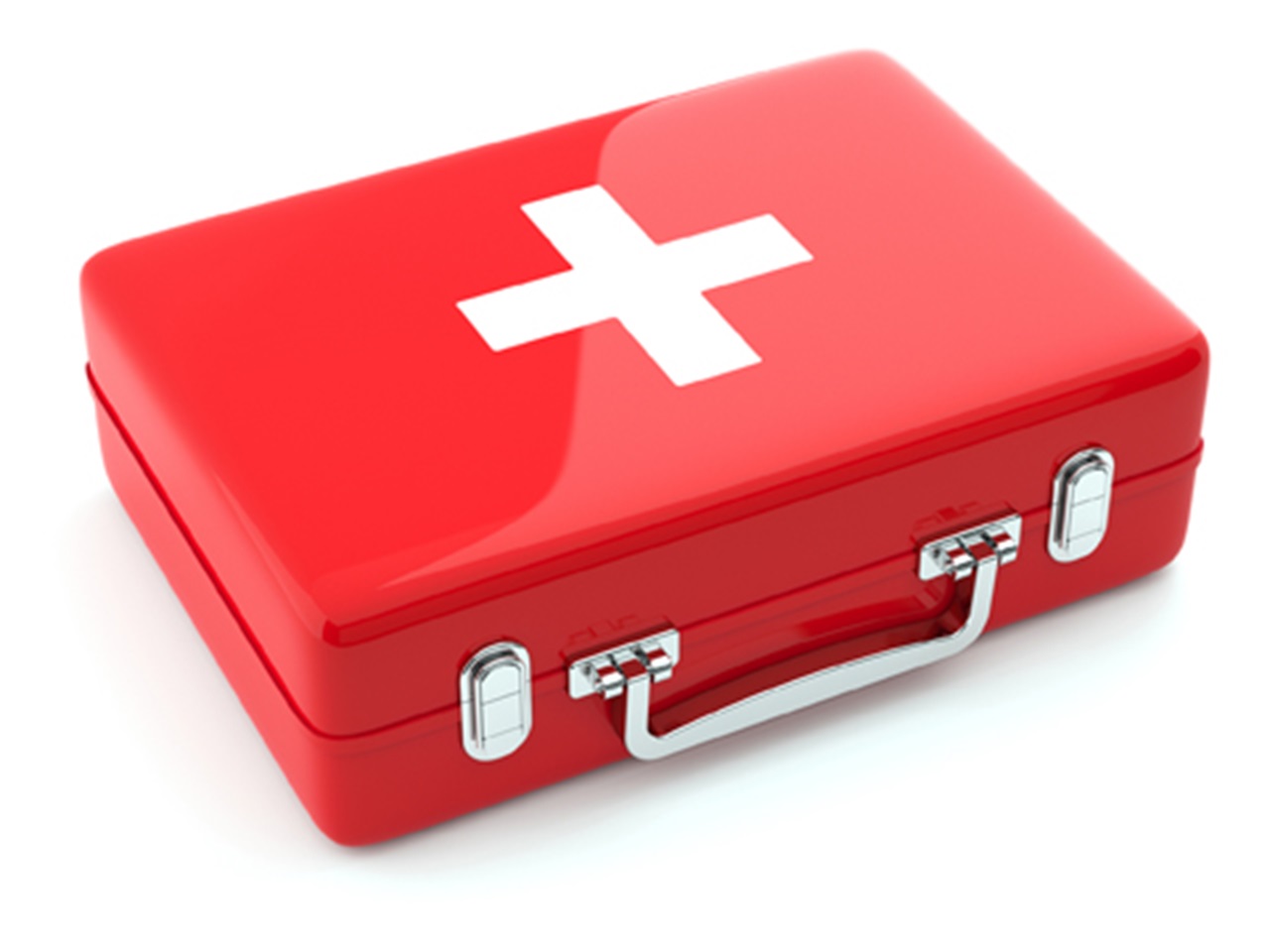 A first aid kit