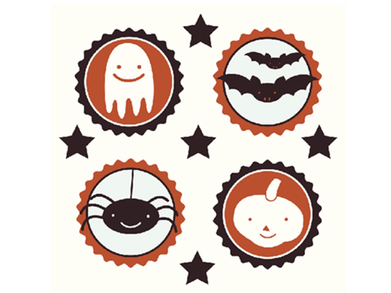 Temporary tattoos for trick-or-treating